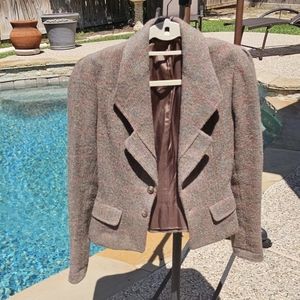 Ralph lauren vintage 100% wool black label made in Usa blazer 8